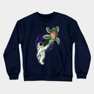 Space Turtle Crewneck Sweatshirt